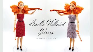 How to crochet Barbie Violinist Dress 🎻 screenshot 1