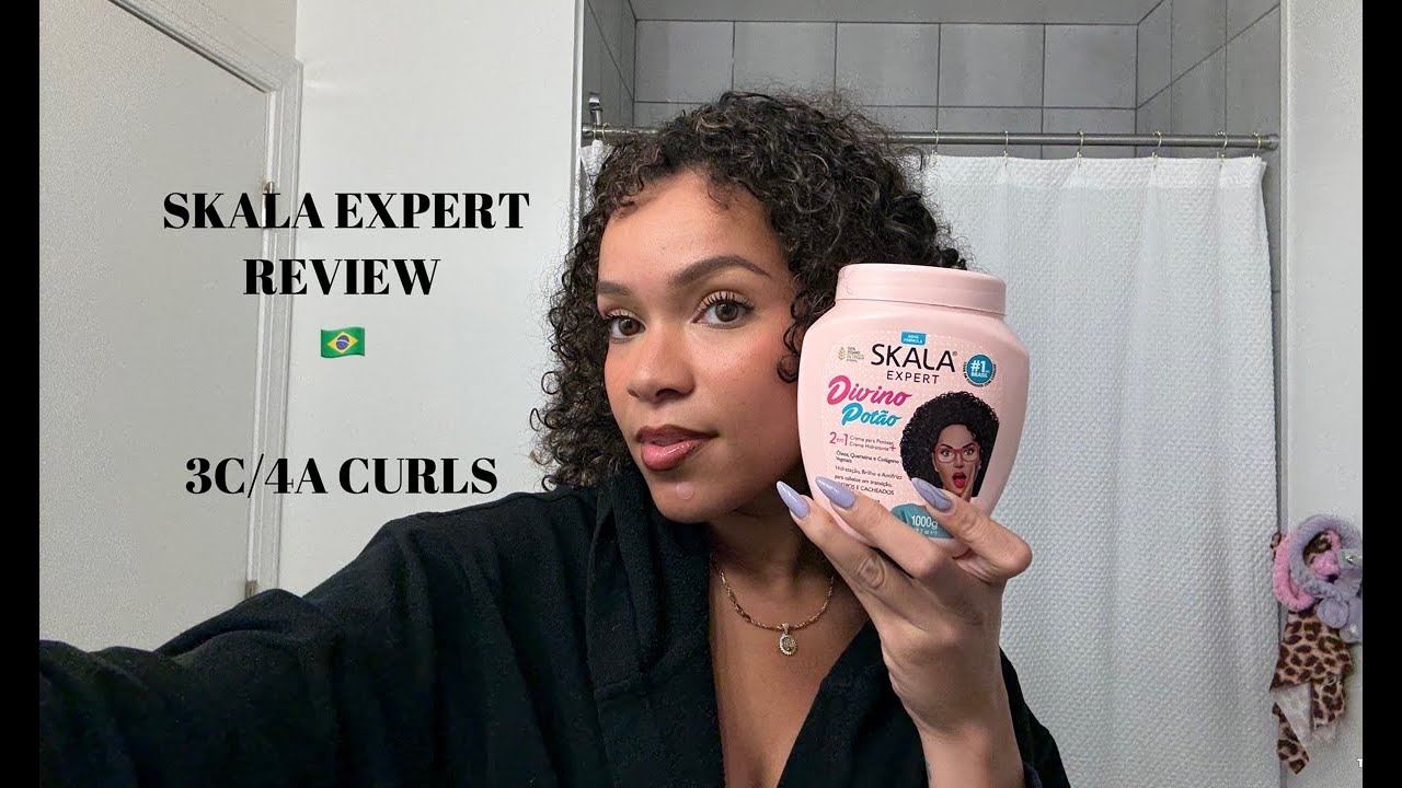 Trying Brazilian Hair Products on 3B/3C/4A Curls || SKALA EXPERT DIVINO POTÃO HONEST REVIEW