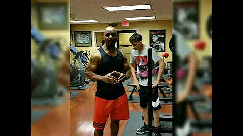 Xavier Aponte training