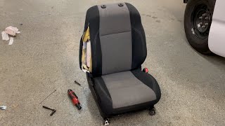 Easily and cheap way to fix / repair your defective passenger seat