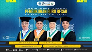 Sidang Pengukuhan Guru Besar Universitas Airlangga | 21 September 2023