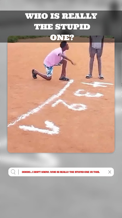 WHO IS REALLY THE STUPID ONE? #shortsfeed #funny #funnyshorts