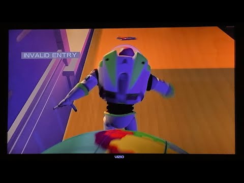 Toy Story 1995🧔🏿‍♂️🐅🐕🐯🐺Buzz Lightyear🧔🏿‍♂️🌋😫☄️🌑Knock Ball Fail🌑🌄DVD📀📺TV VIZIO📺