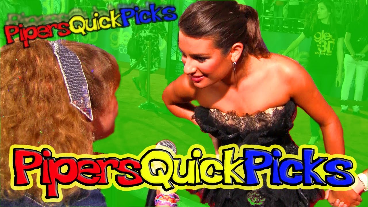 GLEE Interviews with LEA MICHELE, HEATHER MORRIS, KEVIN MCHALE & JOSH SUSSMAN w PIPER REESE!