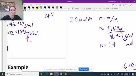 SCH3U 3.2 Mass to Number of Particles