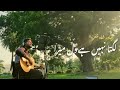 Lagta nahin hai dil mera  poetry  bahadur shah zafar  haider saif  live