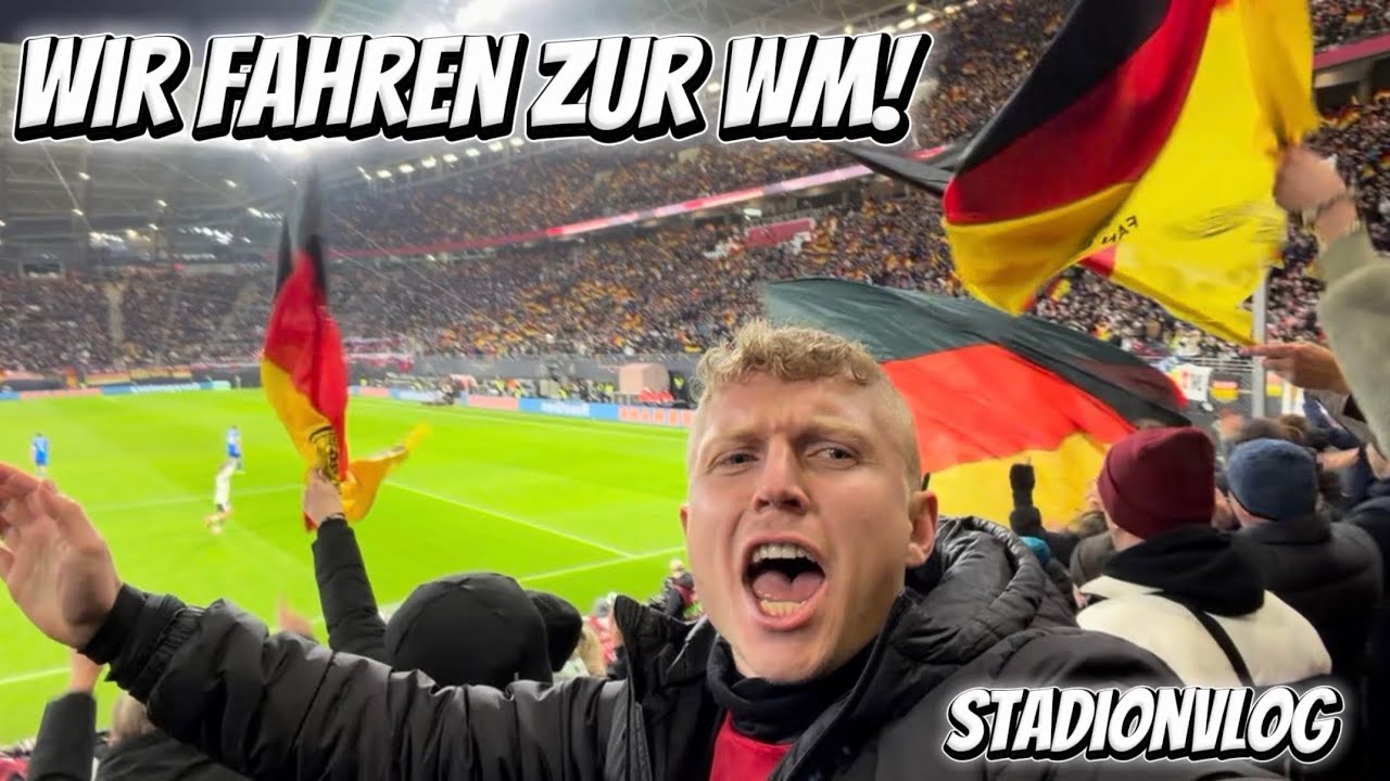 Deutschland zerlegt die Slowakei - 6:0 🔥| Wir fahren zur WM! 💪🏻| Stadionvlog 🏟️