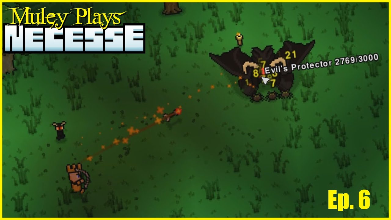 Let's Play Necesse - Episode 6 - The First Boss Fight - YouTube