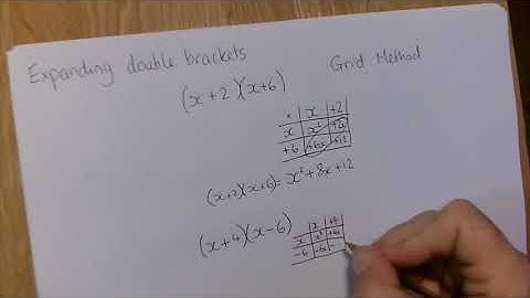 Expanding Brackets Grid Method