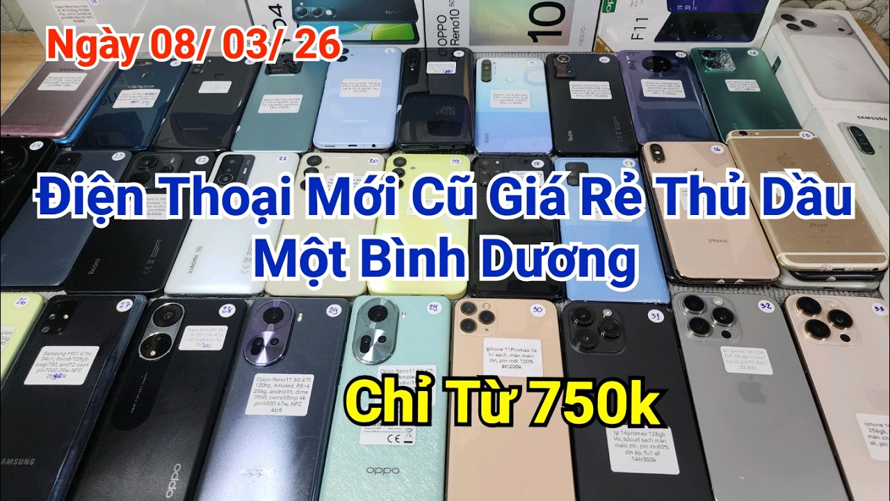 Ngày 08/ 03/ 26 Điện Thoại Giá Rẻ Thủ Dầu Một Bình Dương  LH 0963.595.262|| TT1985 Review