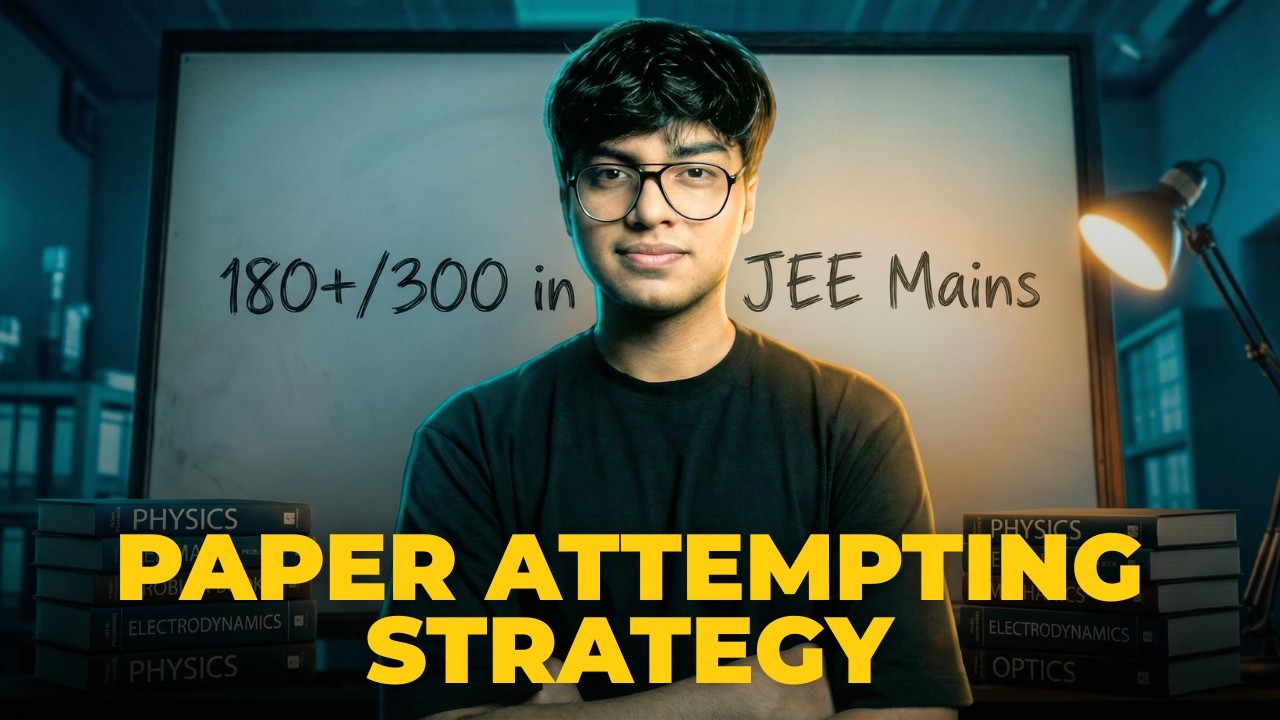 The 180+ JEE Mains Paper Strategy (Step-by-Step) | Invisible Mechanics