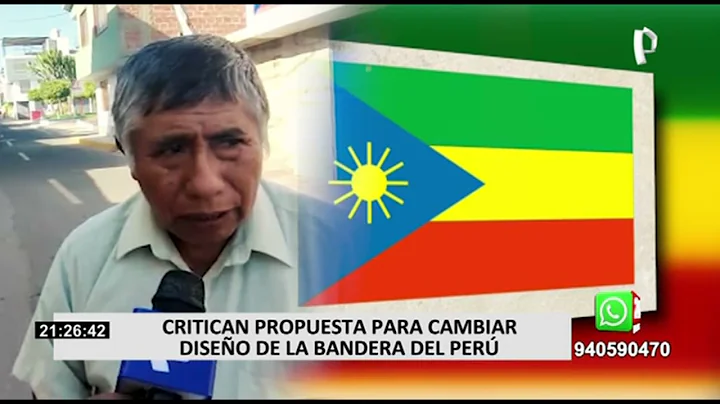Cambio de bandera del Per solo provocara divisin entre los peruanos, segn historiador