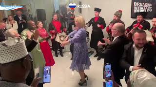 Мария Захарова танцует Казачью Лезгинку