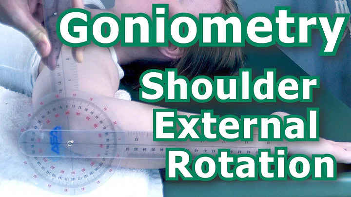 Goniometry - Shoulder External Rotation