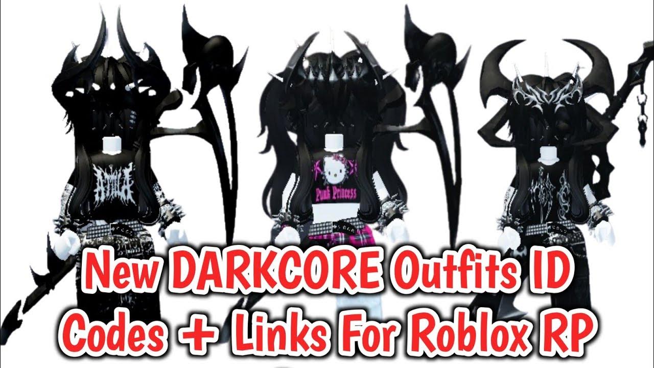 [New] Girls DARKCORE Outfits ID Codes + Links For Brookhaven RP, Berry ...