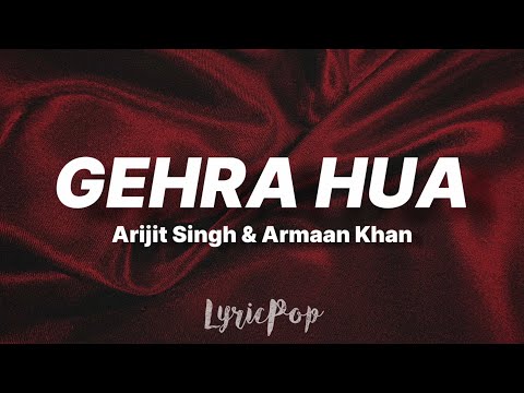 Gehra Hua - Lyrical | Dhurandhar | Ranveer Singh, Sara Arjun, Shashwat Sachdev, Arijit Singh, Irshad