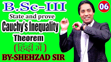 State and prove Cauchy