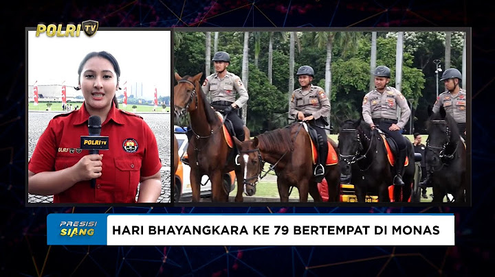 LIVE REPORT - APEL PERSIAPAN UPACARA PEMBINAAN TRADISI PERINGATAN HARI BHAYANGKARA KE-79