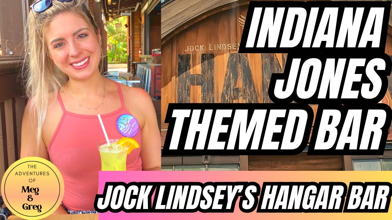 Jock Lindsey's Hangar Bar -Check out the Indiana Jones themed bar in Disney Springs with fun facts!