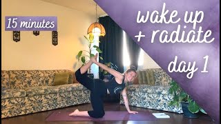 Wake Up + Radiate Day 1 | Training With Grace Yoga screenshot 2