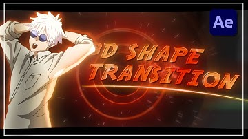 3D Shape Transition | After Effects AMV Tutorial
