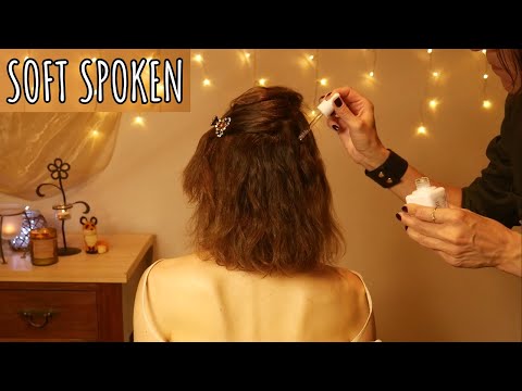 Soft spoken ASMR - relaxing hair treatment