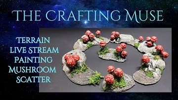 Painting Mushroom Scatter for your Tabletop Game Terrain