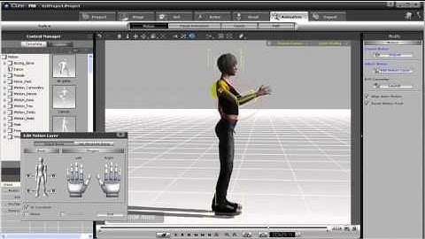 iClone4 Tutorial  Intro to Motion Editing