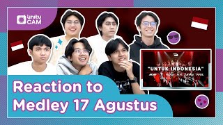 [Eng] UN1TY React to "Medley 17 Agustus Untuk Indonesia Maju Dari 33 Pemuda Pemudi I-Pop"