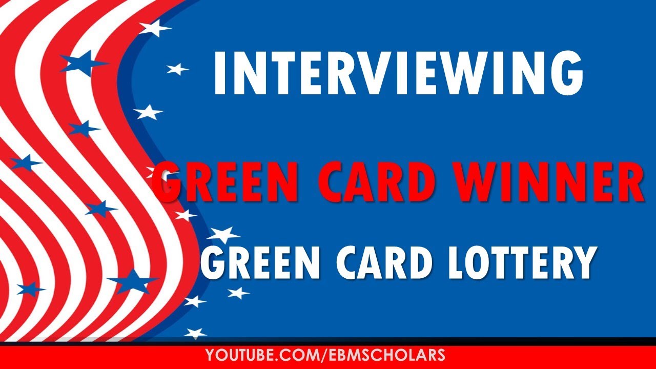 GREEN CARD LOTTERY WINNER Interview with Christoper YouTube