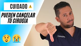 5 motivos por las que podrían cancelar tu cirugía