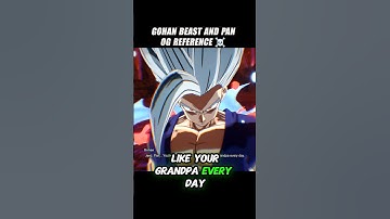 Gohan Beast And Pan Og Reference Lol 🤯 #crashout #gohanbeast #sparkingzero #dragonballz #dbz
