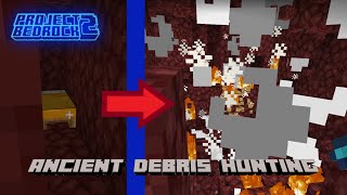 Best Way to Find Ancient Debris (for me) - Project Bedrock SMP S2 E7