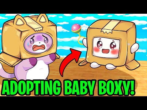 BABY BOXY Gets ADOPTED BY FOXY In ROBLOX ADOPT ME! (FOXY RAGE QUIT!)