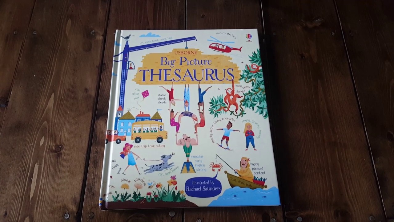 Usborne Big Picture Thesaurus YouTube happy-university