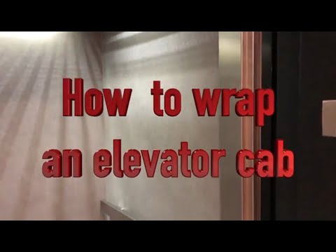 Learn how to installs the Architectural film on the Elevator Cab Walls using the Di noc