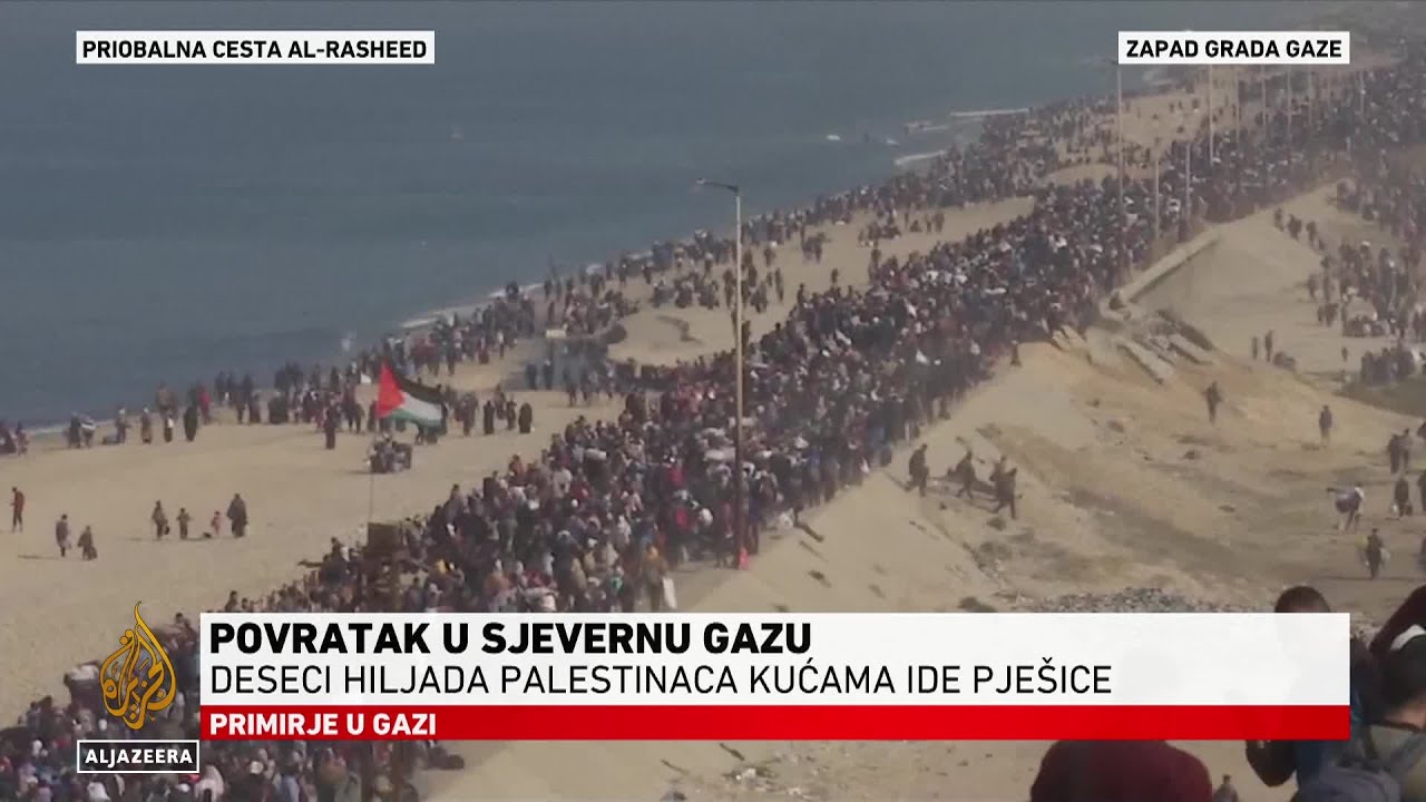 الفلسطينيون يعودون إلى منازلهم المدمرة في شمال غزة