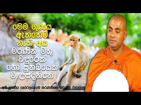 ඔබ නිවාත ගුණය ඇති කෙනෙක්ද? නැති කෙනෙක්ද? | Koralayagama Saranathissa Thero