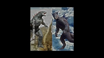 Godzilla Evolved vs Shimo (Collab with @AstroBoi2010 )