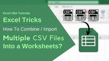 Kutools For Excel | How to combine or import multiple CSV into one EXCEL ?