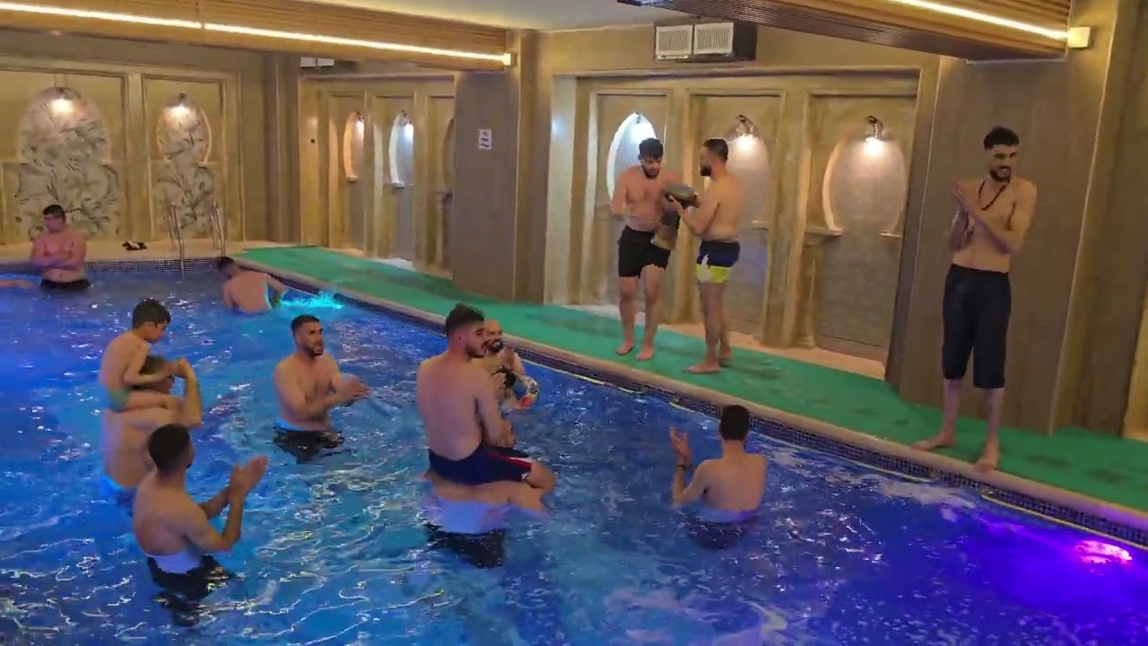 حمام العريس وليد هاني متعب..الف الف مبروووك