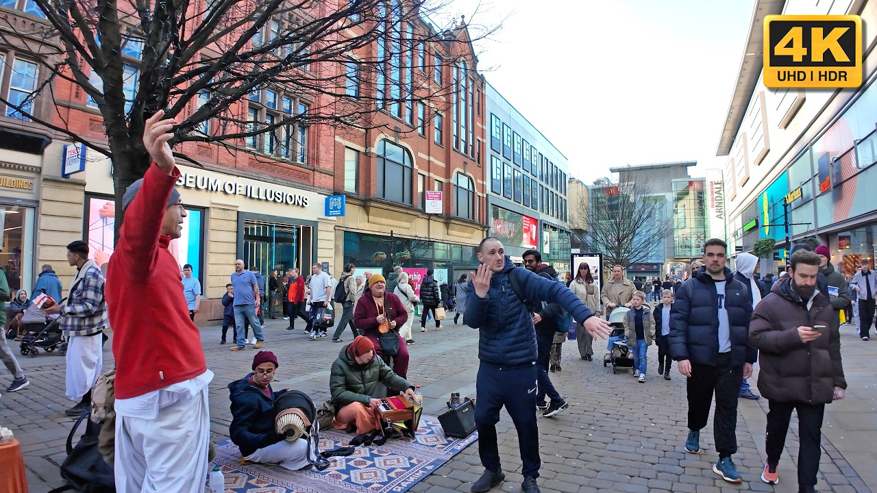 Manchester City Centre Walk 4K