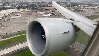 GE90 POWER!!! - Qatar Airways Boeing 777-3DZ(ER) Powerful Takeoff from Manila Ninoy Aquino Int'l