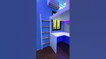 Loftbed best 2023 #customizehustler #gaming #2023 #renovation #desigamer #govee #room #modern