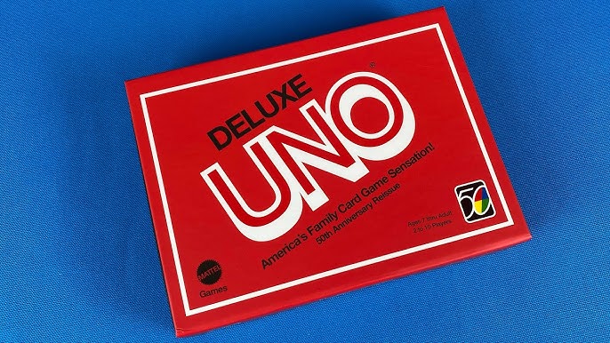 UNO Deluxe Edition Card Game Opening(50th Anniversary Reissue) 