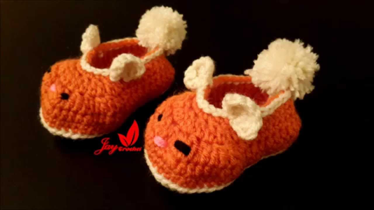 Jay Crochet Baby Bunny Booties YouTube