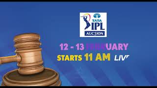 TATA IPL Auction 2022: The time has arrived!