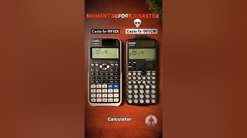 Casio fx 991 CW vs Fx991 EX speed test.Which one is faster | Clips Credit @KippapEducation