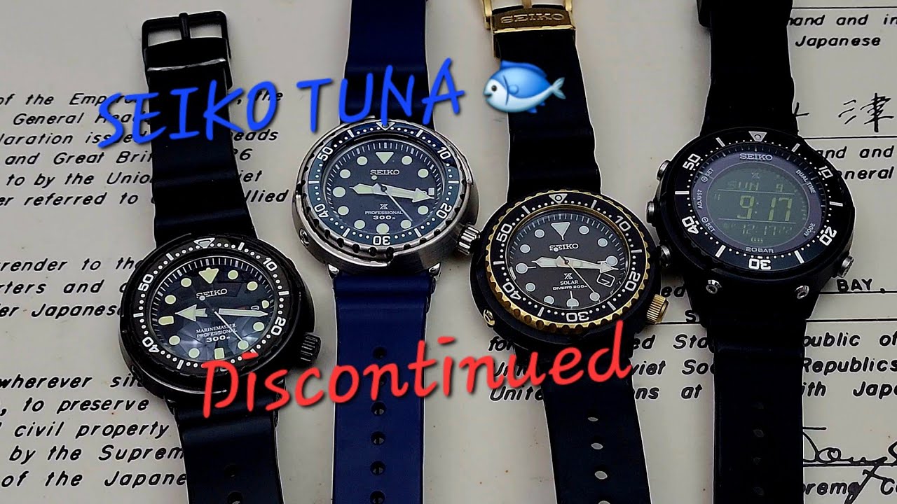 Seiko Tuna discontinued models-sbbn035, sbbn043, sne498, sbep001 