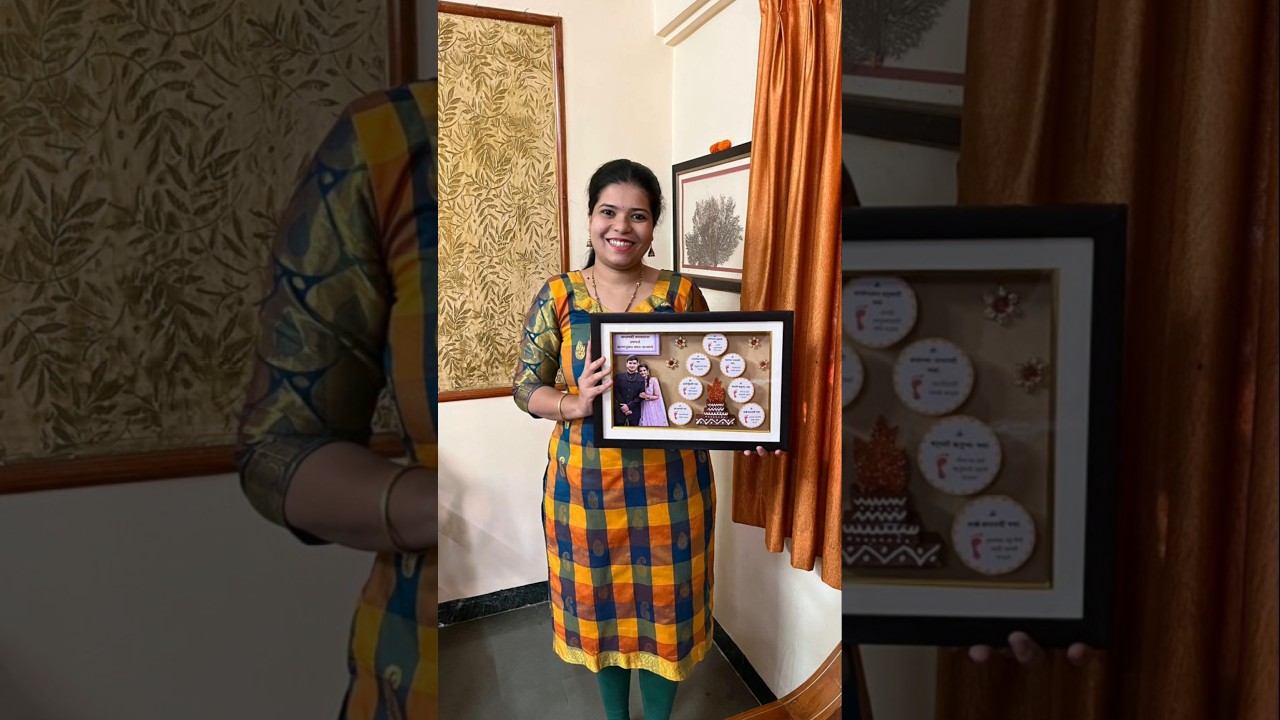 Wedding Miniature Frame | Saptpadi Frame | Shadow box for Wedding #shaadiseason #rukhwat #shadowbox